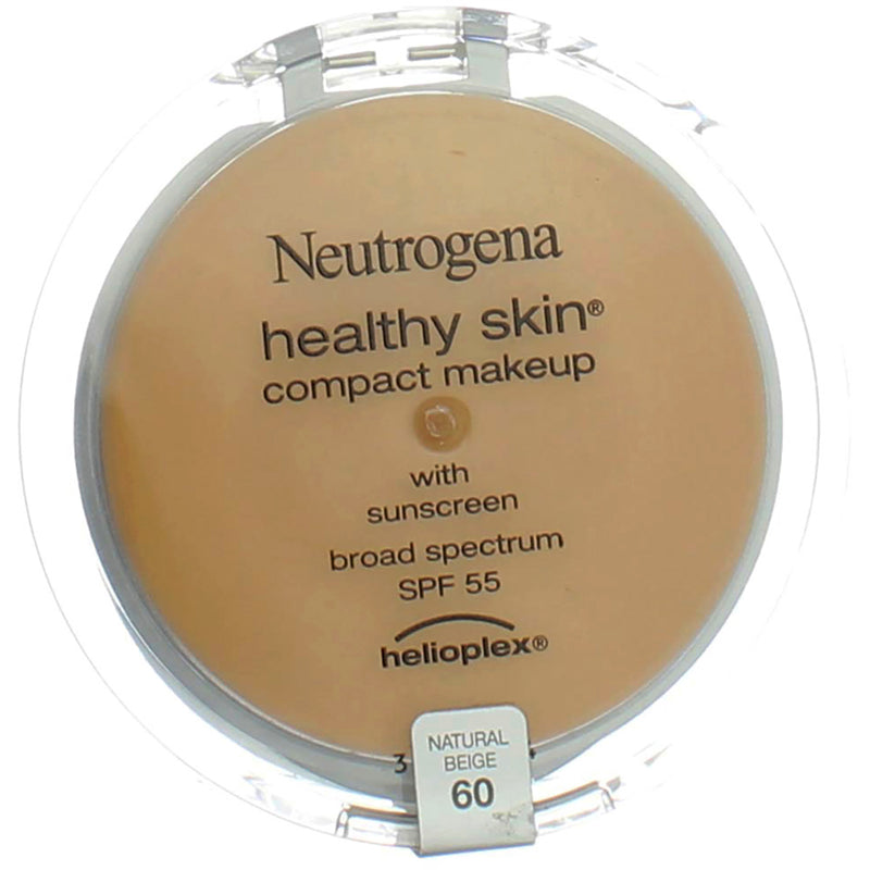 Neutrogena Healthy Skin Compact Makeup, Natural Beige 60, SPF 55, 0.35 oz