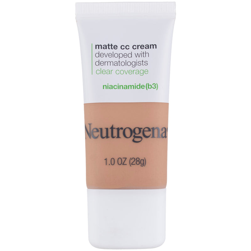 Neutrogena Clear Coverage CC Cream, Maple 7.0, 1 oz