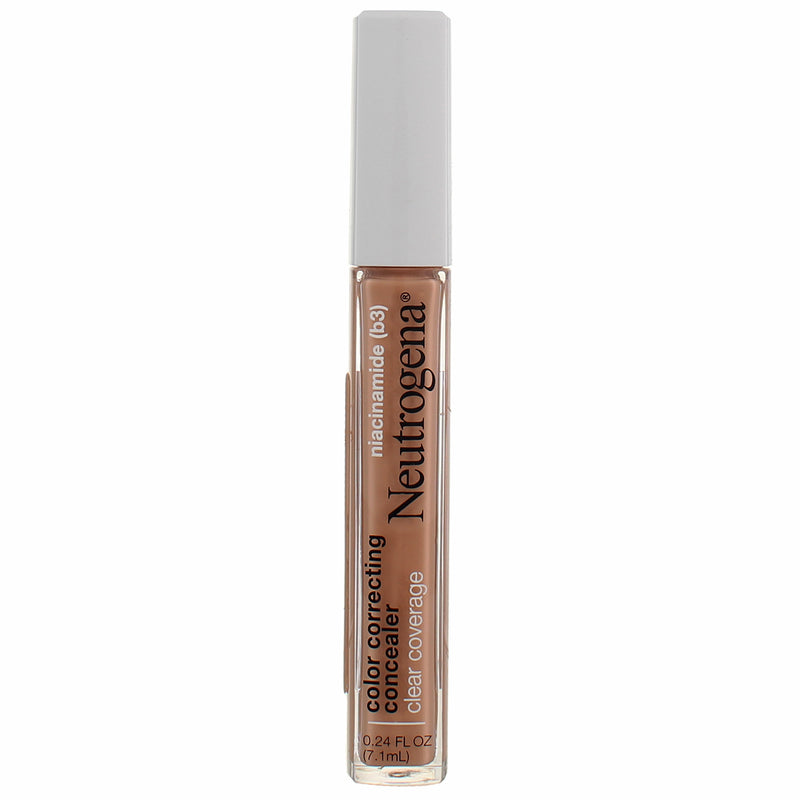 Neutrogena Clear Coverage Color Correcting Color Correcting Concealer, Peach, 0.24 fl oz