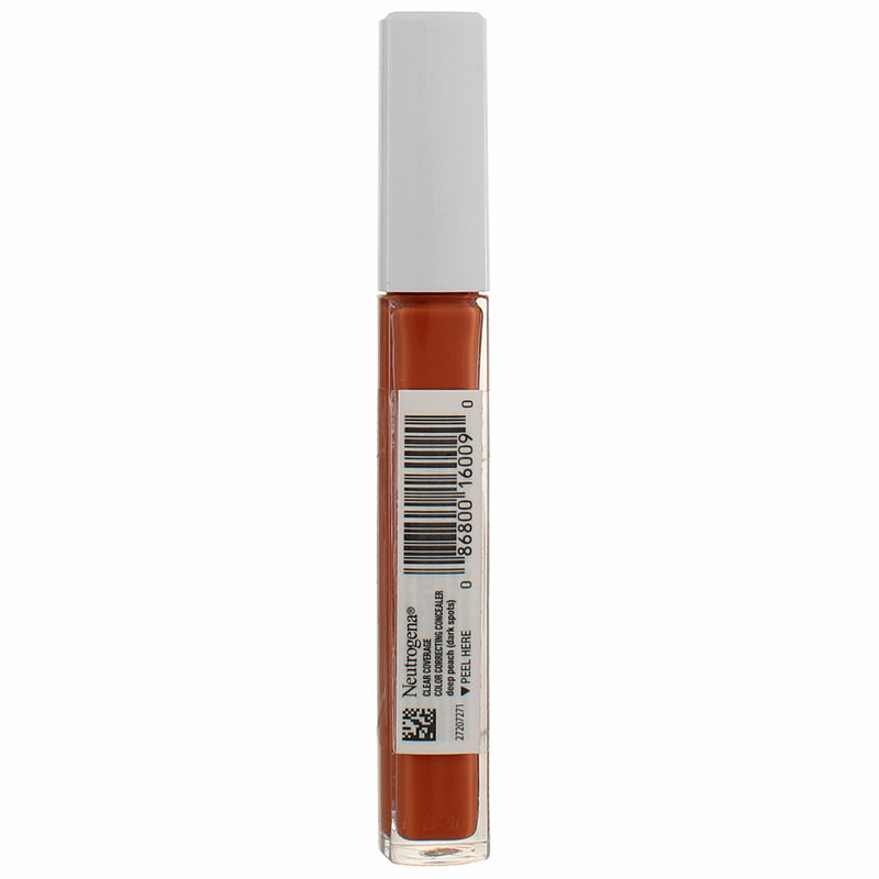 Neutrogena Clear Coverage Color Correcting Color Correcting Concealer, Deep Peach, 0.24 fl oz