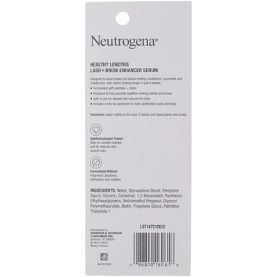 Neutrogena Lash + Brow Enhancer Serum, 0.08 oz