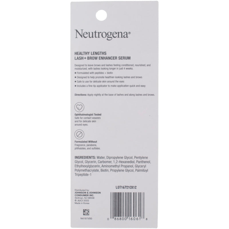 Neutrogena Lash + Brow Enhancer Serum, 0.08 oz