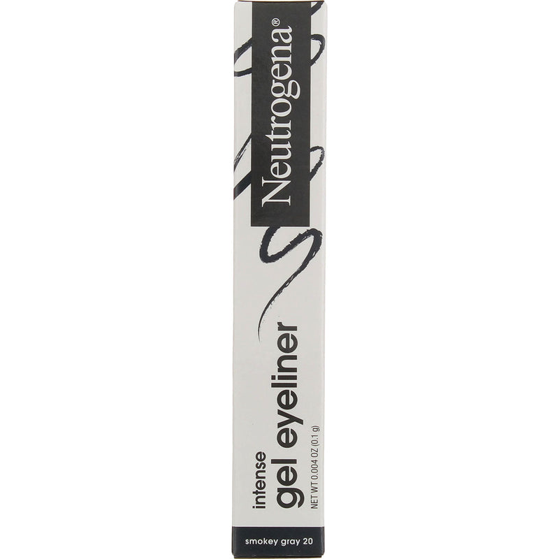 Neutrogena Intense Gel Eyeliner, Smokey Gray 20, Water Resistant, 0.004 oz