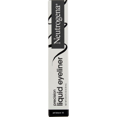 Neutrogena Precision Liquid Eyeliner, Jet Black 10, Water Resistant, 0.013 fl oz