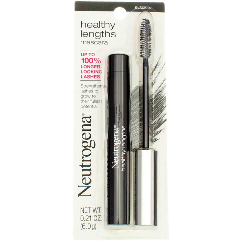 Neutrogena Healthy Lengths Washable Mascara, Black 2, 0.21 oz