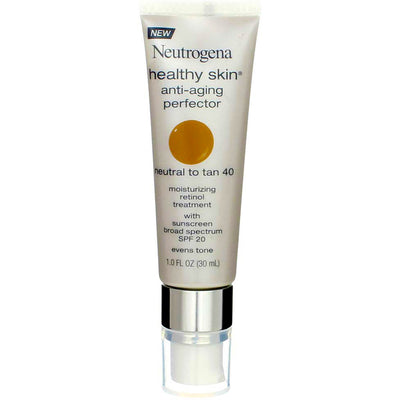 Neutrogena Healthy Skin Anti-Aging Perfector, Neutral to Tan 40, SPF 20, 1 oz