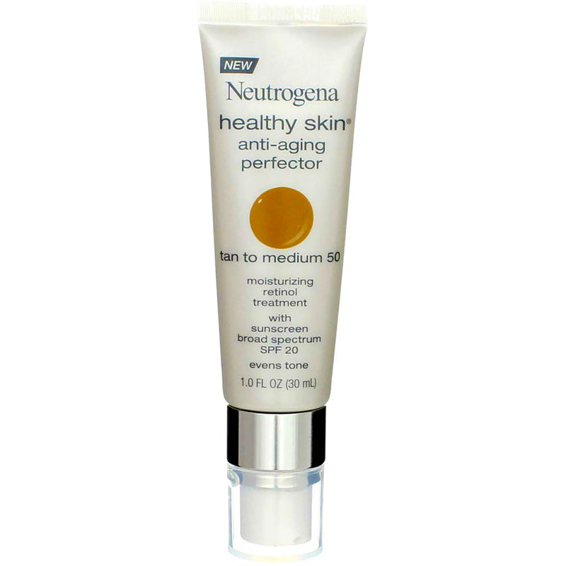 Neutrogena Healthy Skin Anti-Aging Perfector, Tan to Medium 50, SPF 20, 1 oz