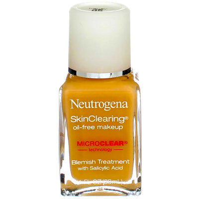 Neutrogena SkinClearing Oil-Free Liquid Makeup, Honey 85, 1 oz