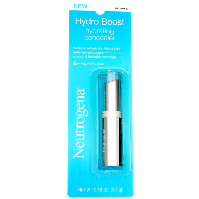 Neutrogena Hydro Boost Hydrating Concealer, Medium 40, 0.12 oz