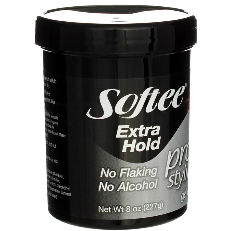 Softee Extra Hold Protein Styling Gel, 8 oz