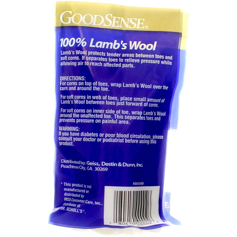 GoodSense Lamb's Wool Padding, 0.375 oz – Vitabox