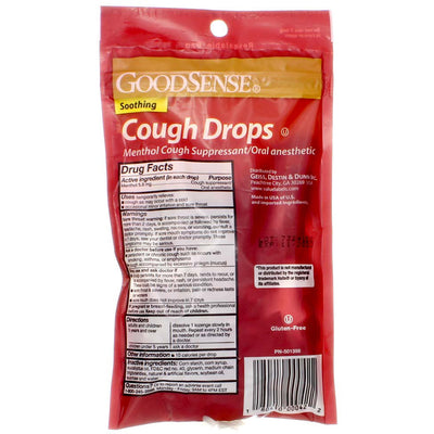 GoodSense Soothing Vapors Cough Drops, Cherry, 30 Ct