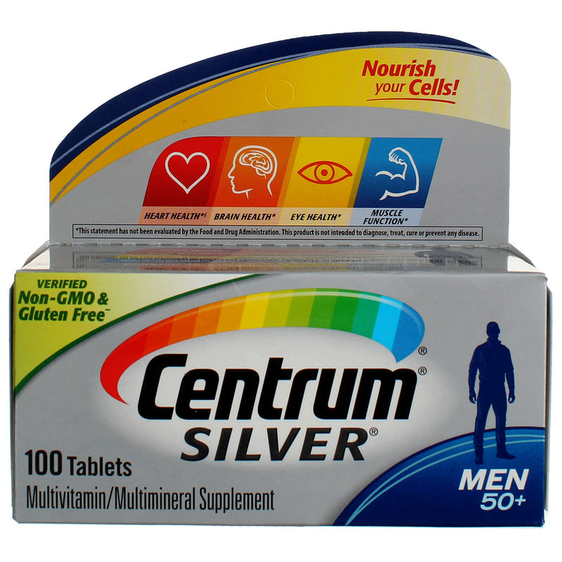Centrum Silver Men 50+ Multivitamin, 100 Ct