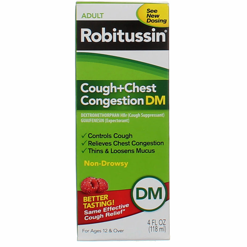 Robitussin Non-Drowsy Cough + Chest Congestion, 4 fl oz
