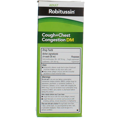 Robitussin Non-Drowsy Cough + Chest Congestion, 4 fl oz