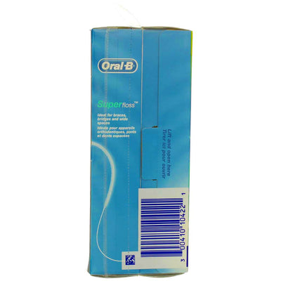 Oral-B Super Floss, Mint, 2 Ct