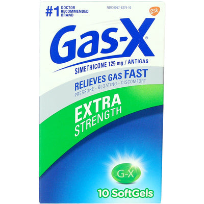Gas-X Extra Strength Gas Relief Softgels, 10 Ct
