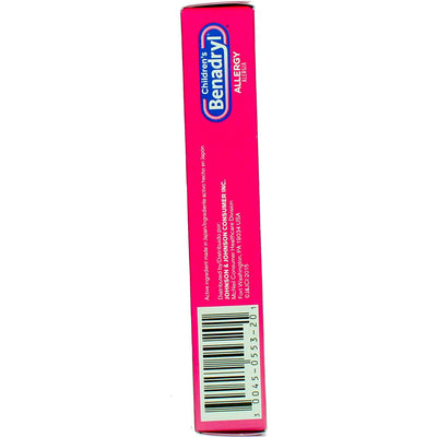 Benadryl Allergy Children's Chewable Tablets, Grape, 20 Ct