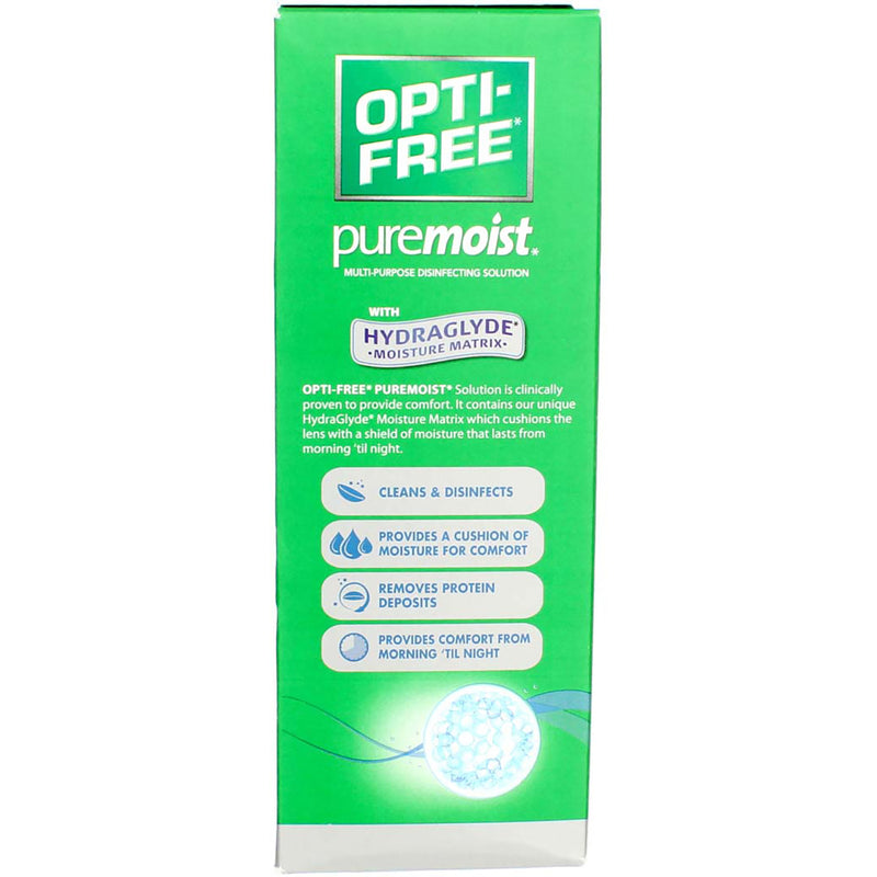 Opti-Free Puremoist Multi-Purpose Disinfecting Solution, 10 oz