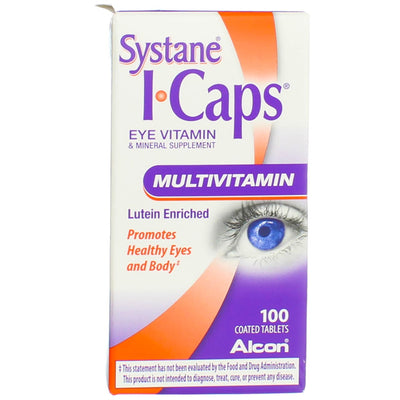 Systane ICaps Multivitamin Formula Eye Vitamin Tablets, 100 Ct