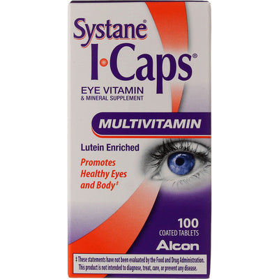 Systane ICaps Multivitamin Formula Eye Vitamin Tablets, 100 Ct