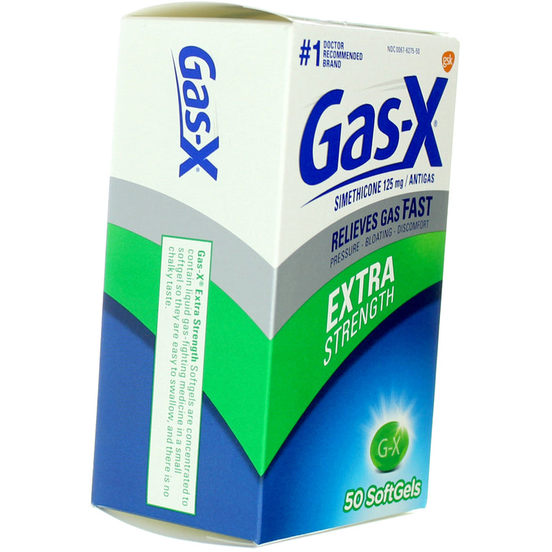 Gas-X Extra Strength Gas Relief Softgels, 50 Ct