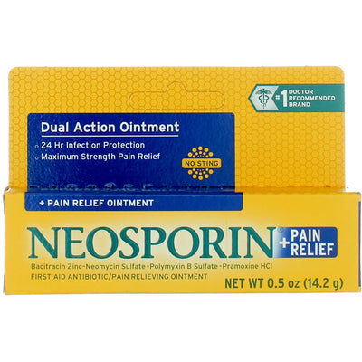 Neosporin Dual Action Pain Relief Ointment, 0.5 oz