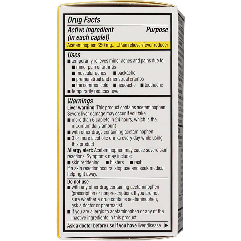 GoodSense Acetaminophen Extended Release Arthritis Pain Relief Caplets, 650 mg, 50 Ct