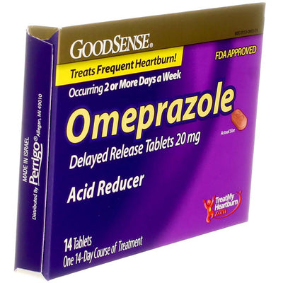 GoodSense Omeprazole Acid Reducer Tablets, 20 mg, 14 Ct