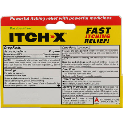 Itch-x Fast-Acting Anti-Itch Gel, 1.25 Oz