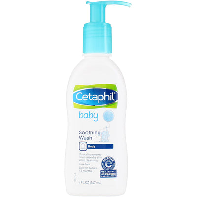 Cetaphil Baby Soothing Wash, Fragrance Free, 5 fl oz