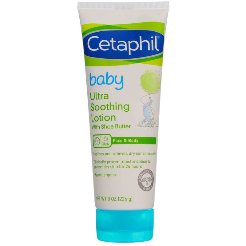 Cetaphil Baby Ultra Soothing Lotion, Unscented, 8 oz
