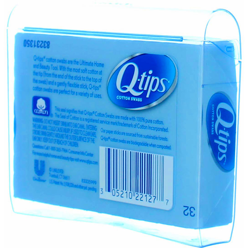 Q-Tips Purse Cotton Swabs, 30 Ct