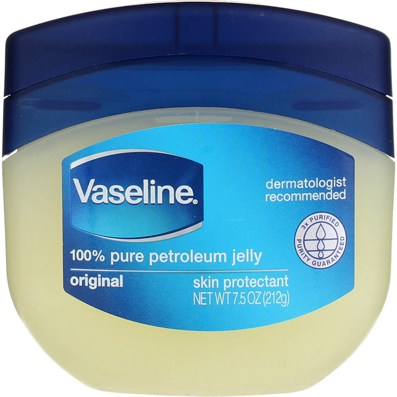 Vaseline Petroleum Jelly Skin Protectant Jar, Original, 7.5 oz