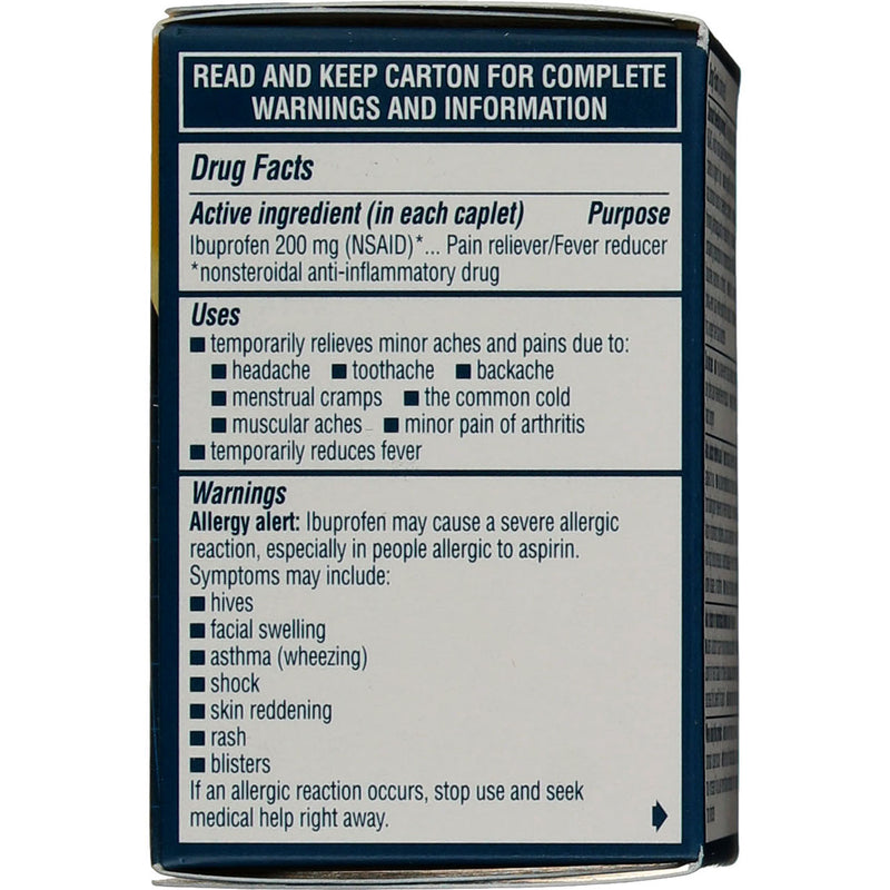 Advil Coated Caplets Ibuprofen Coated Caplets, 200 mg, 24 Ct 1.1 oz