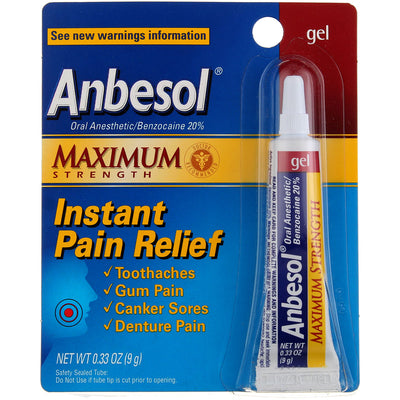 Anbesol Maximum Strength Oral Anesthetic, 0.33 oz