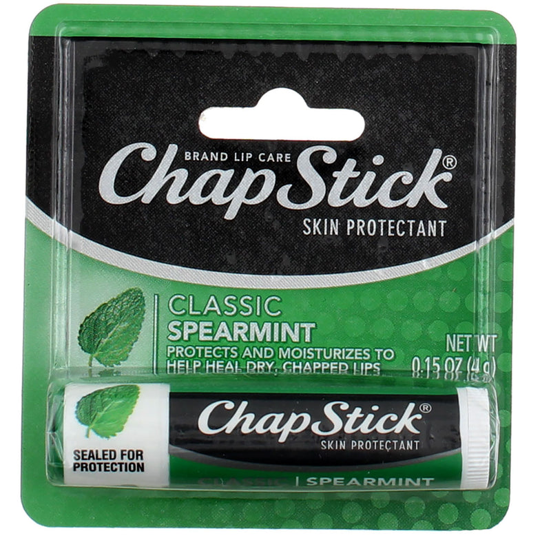 Chapstick Classic Lip Balm, Classic Spearmint, 0.15 oz