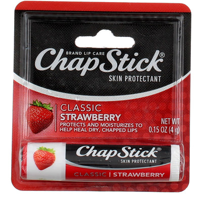 Chapstick Classic Lip Balm, Classic Strawberry, 0.15 oz