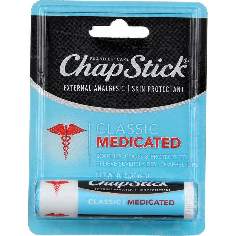 Chapstick Medicated Lip Balm, Classic Medicated, 0.15 oz
