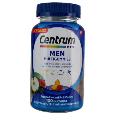 Centrum Gummy Multivitamin for Men, Multivitamin/Multimineral Supplement - 100 Count