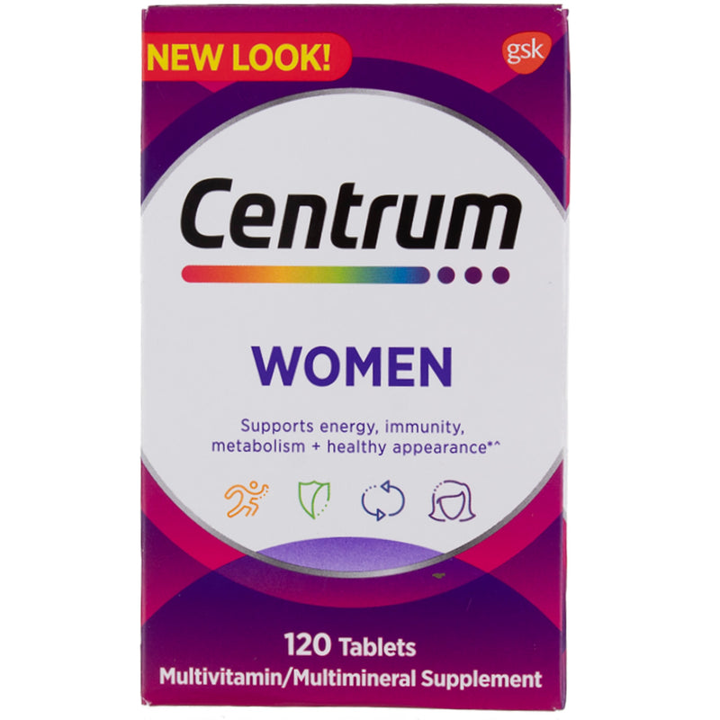 Centrum Multivitamins for Women, Multivitamin/Multimineral Supplement - 120 Count