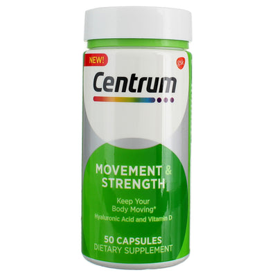 Centrum Movement and Strength Joint Supplement Capsules, 50 Ct