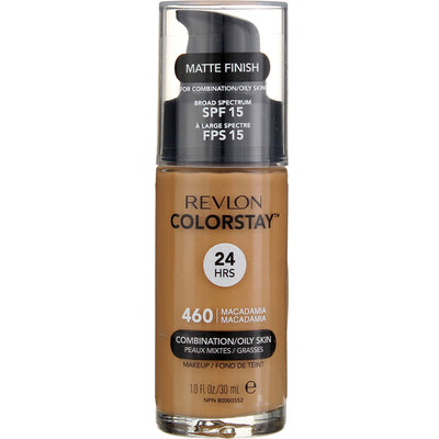 Revlon ColorStay Makeup Foundation For Combination Oily Skin, Macadamia 460, SPF 15, 1 fl oz