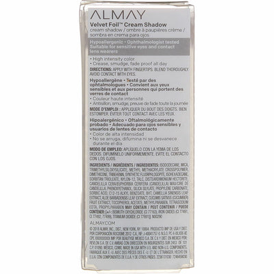 Almay Velvet Foil Cream Shadow, Golden Vibes 30, 0.36 fl oz