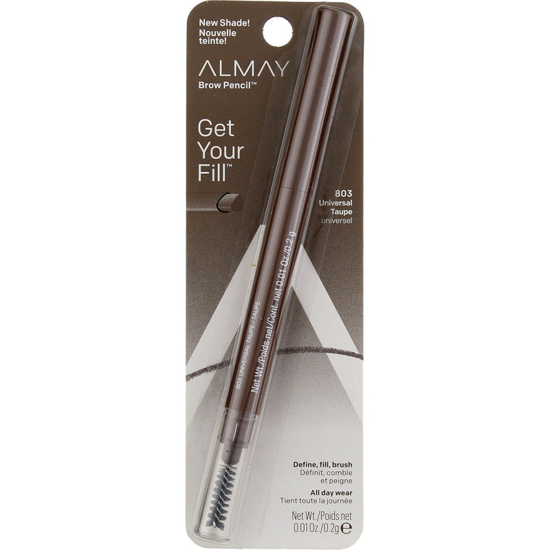 Almay Get Your Fill Brow Pencil, Universal Taupe 803, 0.01 oz