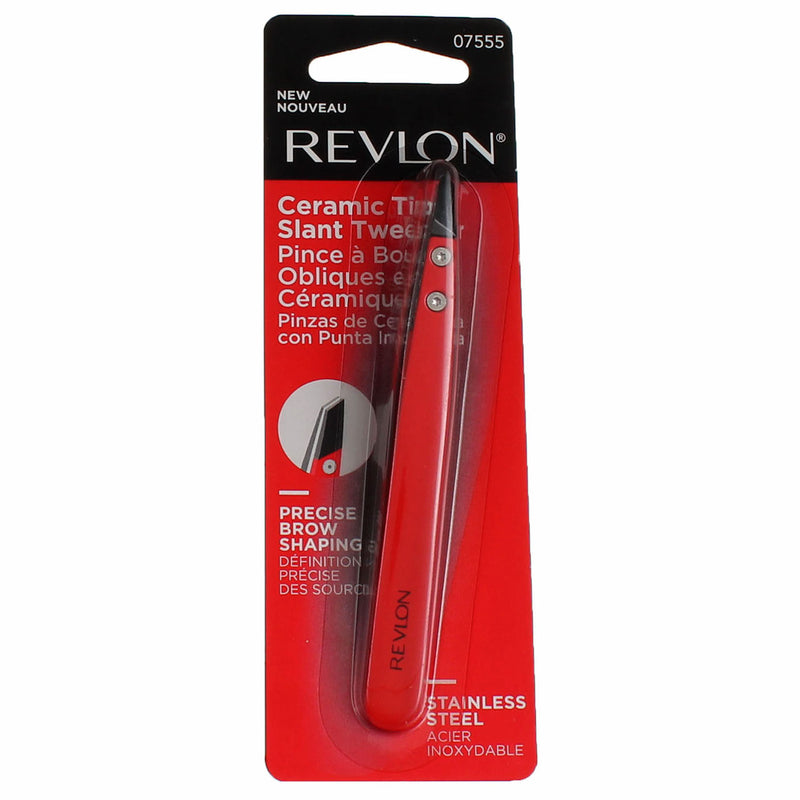 Revlon Ceramic Tip Precise Brow Shaping Slant Tweezer