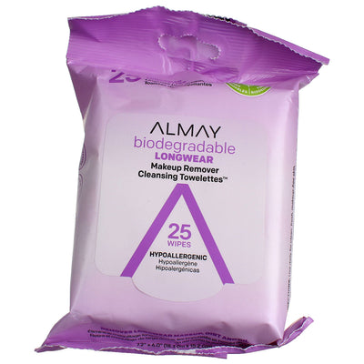 Almay Longwear Makeup Remover Towelettes, 25 Ct