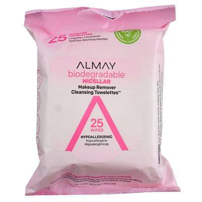 Almay Micellar Makeup Remover Towelettes, 25 Ct