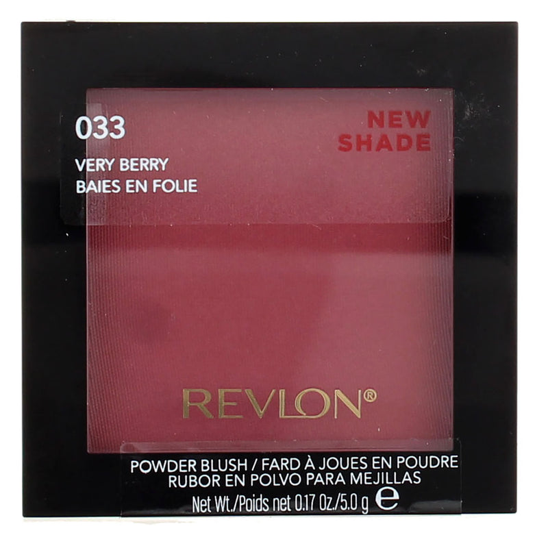 Revlon Powder Blush, Very Berry 033, 0.17 oz