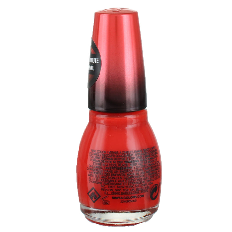Sinful Colors Quick Bliss Nail Polish, Cherry Chaser